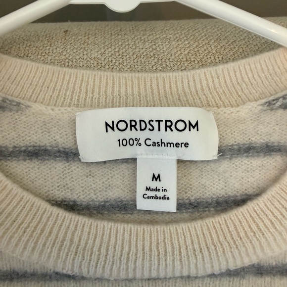 Nordstrom Cashmere Crewneck Sweater - Picture 2 of 10